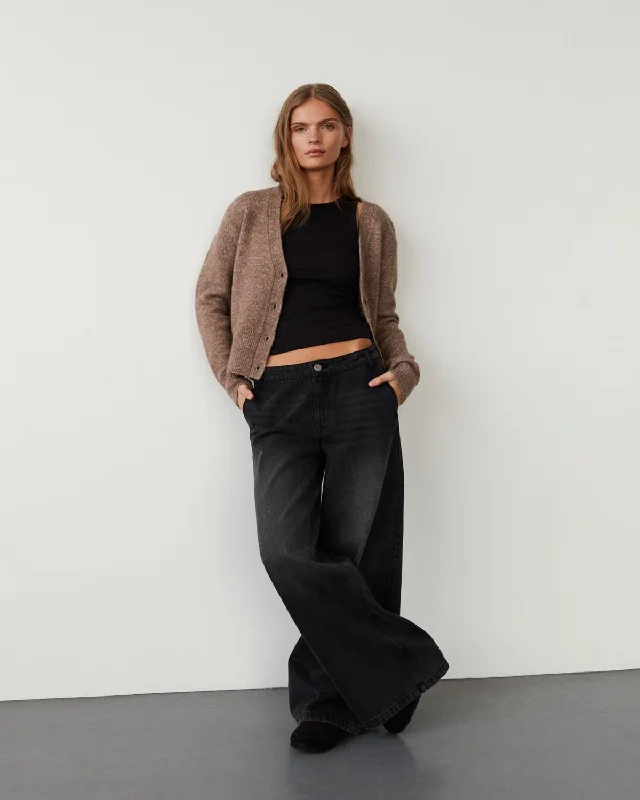 Comfy Chic AZZISW JEANS - Black