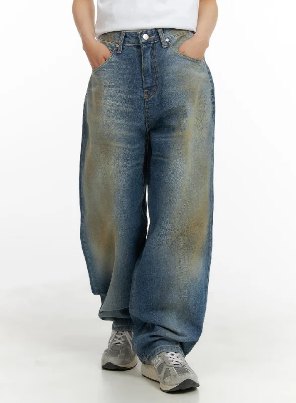 Street Charm Vintage Washed Baggy Jeans CM426