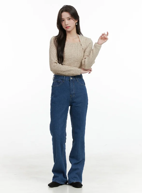 Simple Style Tessa Straight Jeans OG412