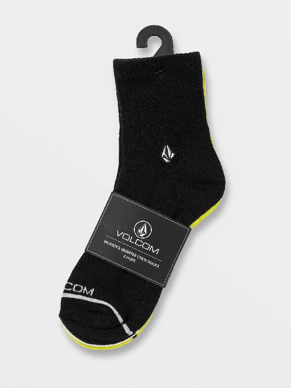 Girl Style The New Crew 3 Pack Socks - Multi