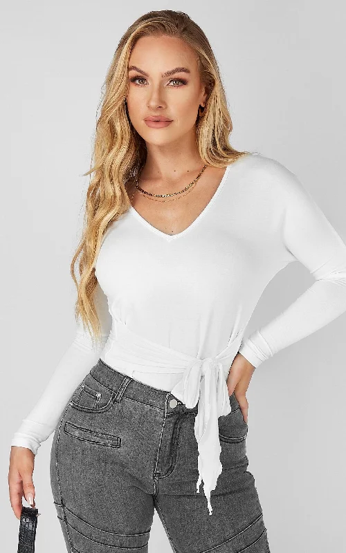French Retro Bentley Top - White