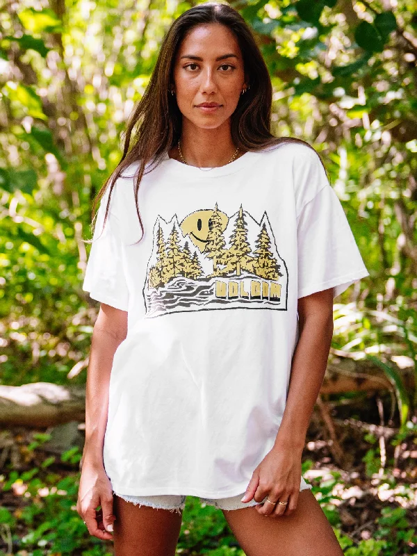 Carefree Stone Tech Short Sleeve Shirt - Star White