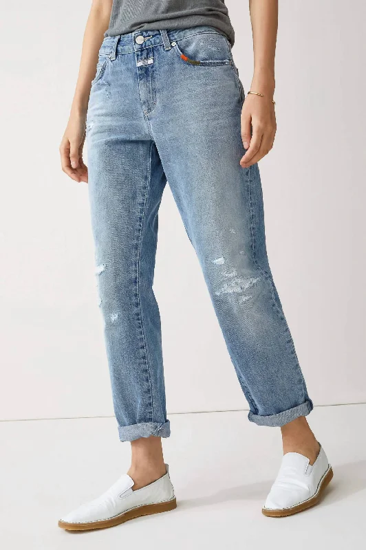 Modern City Jay Jeans In Mid Blue